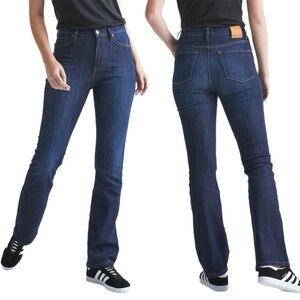 DUER DU/ER Performance Denim High Rise Bootcut Jeans Womens 31x32 Blue